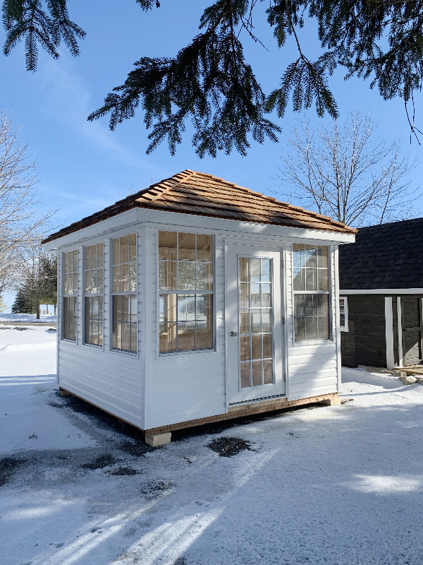 denco storage sheds bunkies, cottages, modular horse